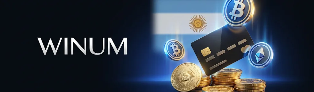 Depósitos en pesos argentinos y criptomonedas en Winum Casino