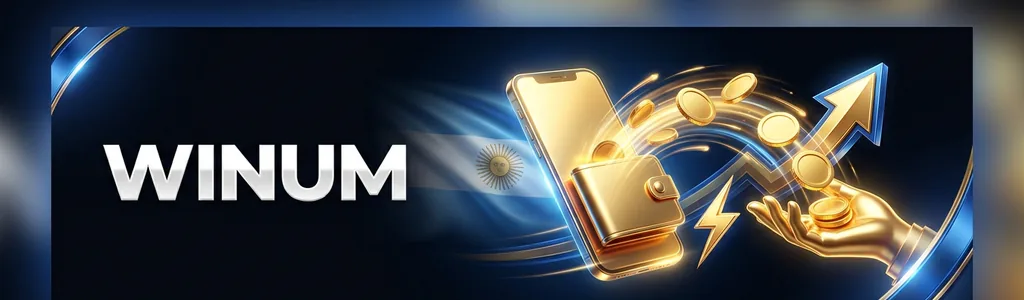 Retiros rápidos de ganancias en Winum Casino Argentina